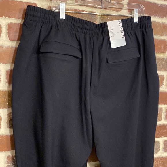 Nine West tie-waist jogger mid-rise NEW XXL - Picture 6 of 7